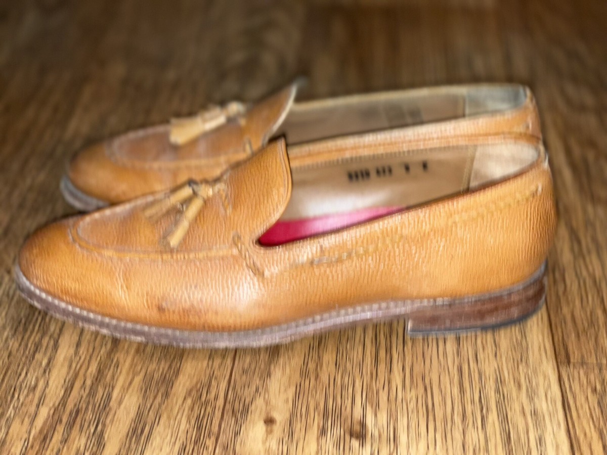 Suede Grenson‎ Marcel Brown Loafers Size 8E US with Tassels 115130_leadenhall_topsole_prin  main image 4