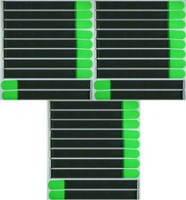 30 Hook and Loop Cable Ties Eyelet 500 x 50mm Neon Green SO Cable Ties Hook and Loop Cable Hook and Loop