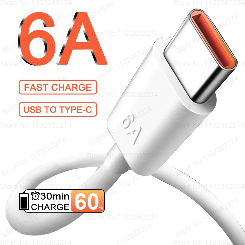 6A USB Type C Super-Fast Charger Cable For Samsung S22 S23 S24 USBC Charing Cord-image