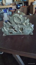 Vintage Art Nouveau Silver Plate  Letter/Napkin Holder