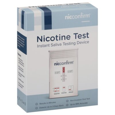 chewing tobacco nicotine test NicConfirm Nicotine Home Drug Test Cup