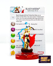 Marvel Heroclix Black Widow 065 w/ Card Avengers Assemble Set