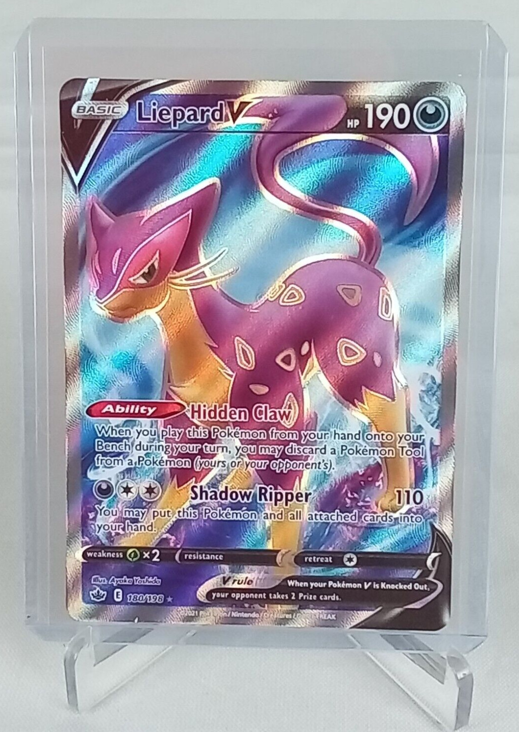 Liepard Hp 190 Foil #180 Pokémon Card 2021