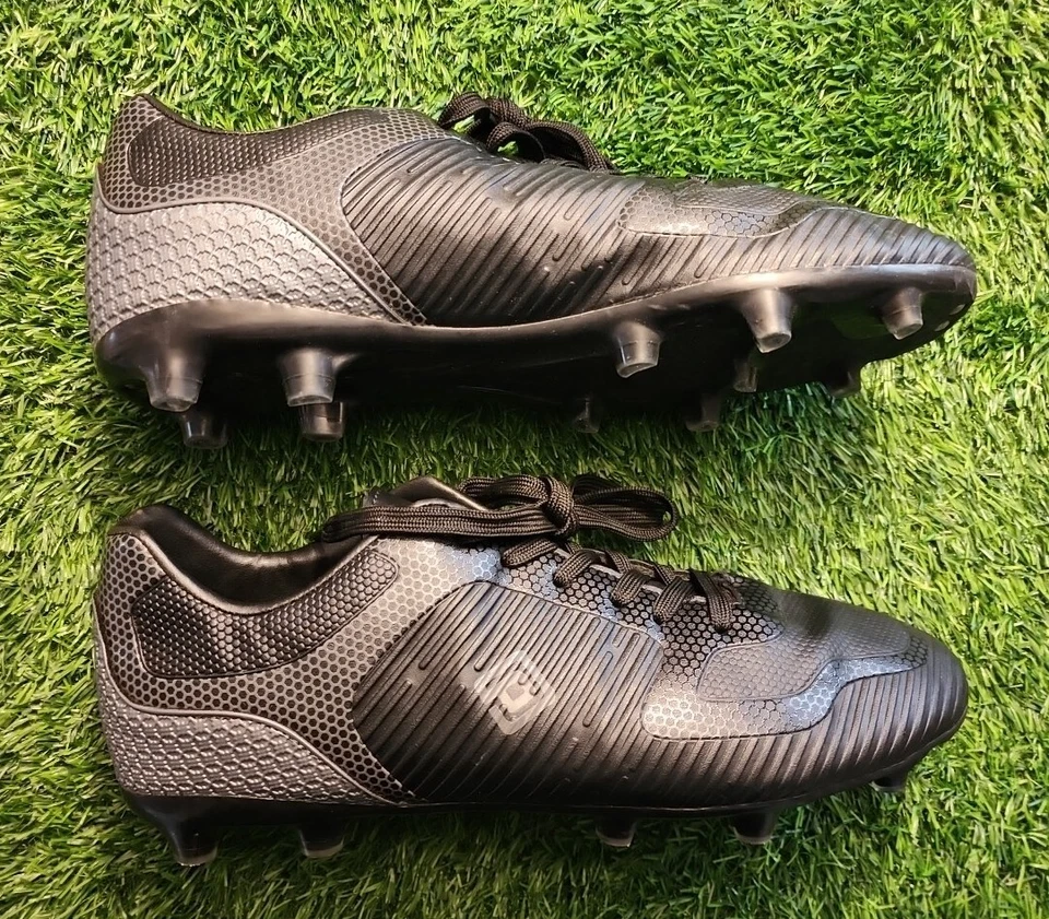 ¡NUEVO! Botines de fútbol Dream Pairs Superflight-2 negros para hombre talla 10,5 de EE. UU. Foto 2 de 4