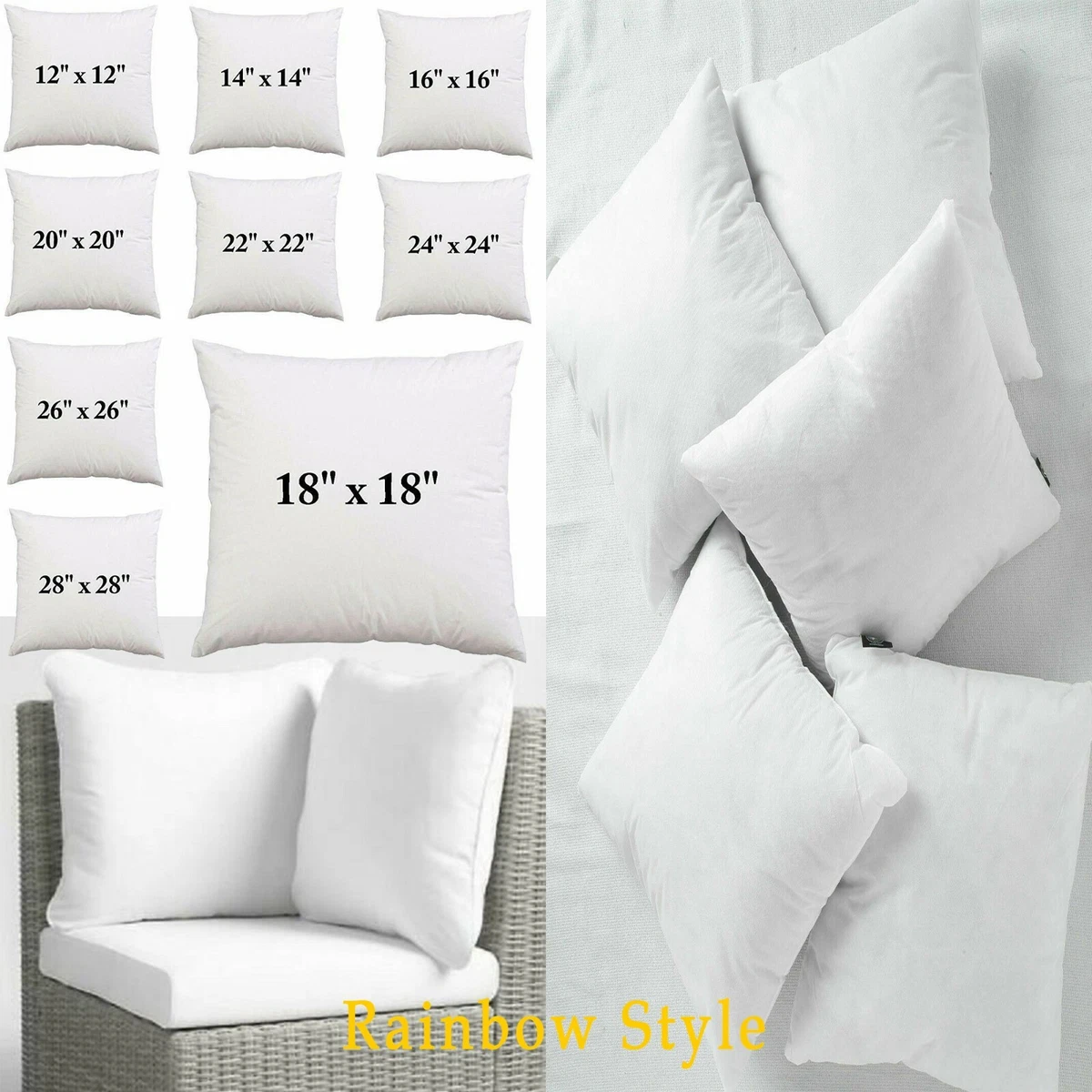 Cushion inserts top