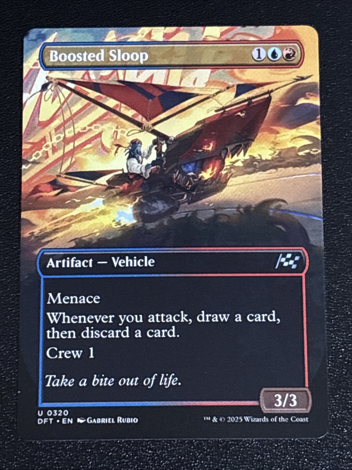 MTG Aetherdrift Boosted Sloop Borderless 0320 NM