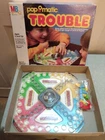 Vintage 1986 Milton Bradley Pop-O-Matic Trouble Board Game - Complete, Worn Box