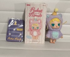 Authentic PopMart Baby Molly Pocket Friends Series Keychain- Leave Me Alone