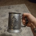 “Breakin’ the Noggin” Beer Stein Tankard Mug RWP Wilton Armetale Vintage Pewter — photo 7