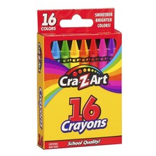 Cra-Z-Art 16ct Crayons, Back to School Supplies, Box of Crayons for Creative Dra