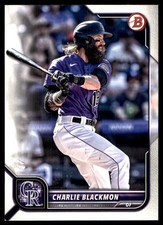 Charlie Blackmon 2022 Bowman #75 Rockies MLB READ FREE SHIPPING AutographDen