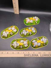 Vintage Tin Litho Fort Superior Pony Express Rock Formation Set Of 5