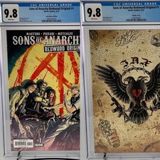 SONS OF ANARCHY: Redwood Originals #1 CGC 9.8 - Main & VARIANT - 2 Comic LOT