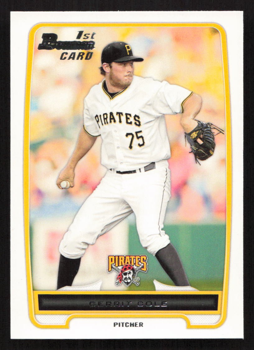 2012 Bowman Gerrit Cole Prospects #BP86 1st Paper Card
