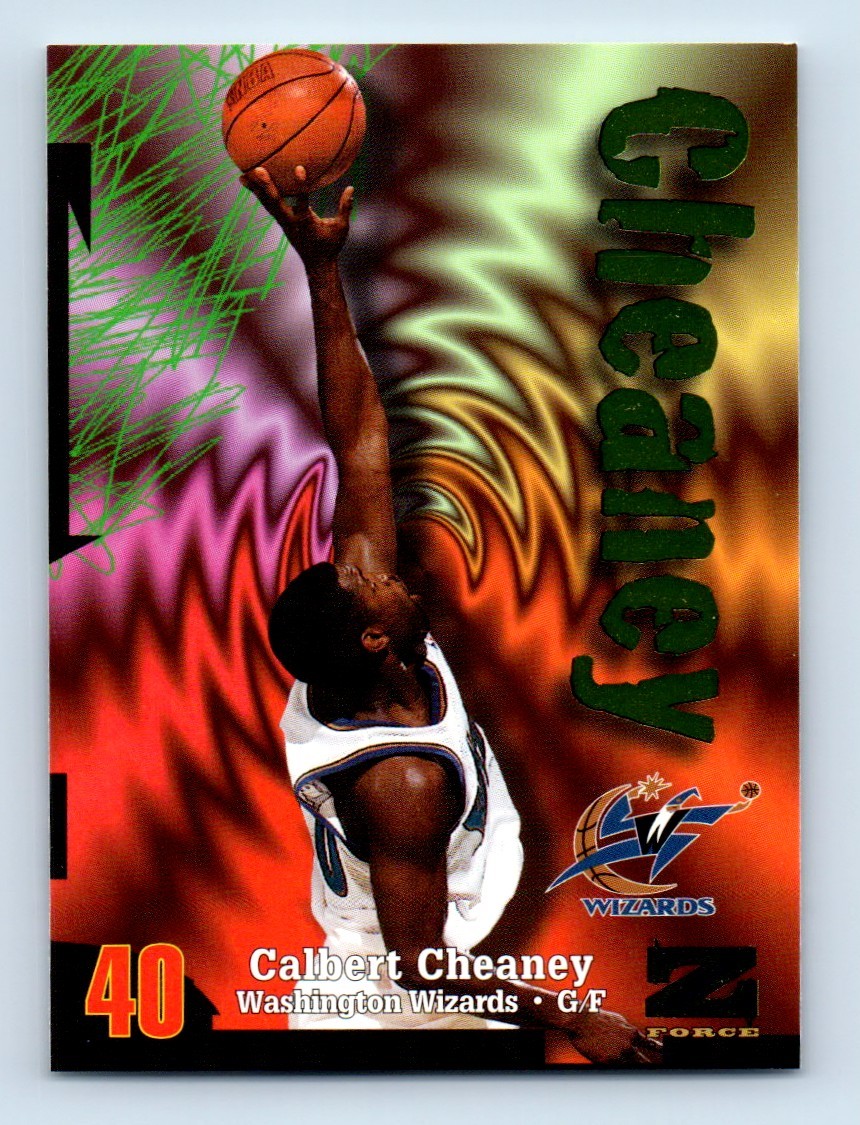 1997-98 SkyBox Z-Force Calbert Cheaney Washington Wizards #153