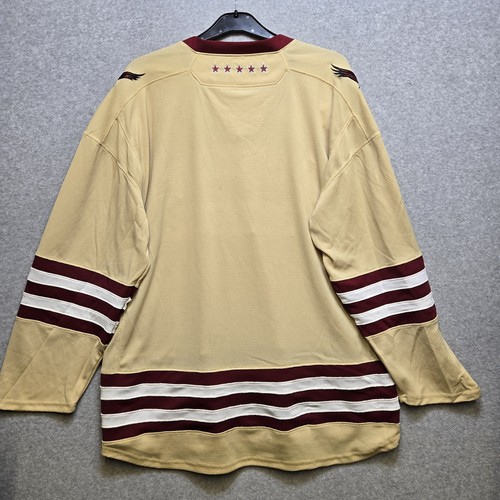 Boston College Eagles Authentic UA NCAA Hockey East Jersey Gold Alt 2011 291 - Picture 4 of 11