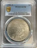 1901 S Morgan Silver Dollar $1 PCGS AU 58, Low Mintage Semi-Key Tough Date