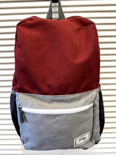 Solo New York Re:Solve Backpack Laptop Sleeve Recycled Red and Gray 16.5"x11.5"