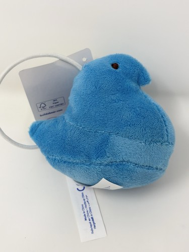 Build A Bear Blue Easter Peeps Chick Wristie Plush Accessory Tags New 3” - Afbeelding 5 van 15