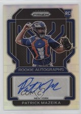 2022 Panini Prizm Rookie Auto Silver Prizm Patrick Mazeika #RA-PM Auto 0u9w
