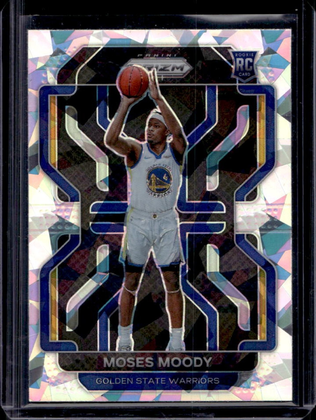 2021-22 Prizm Moses Moody RC Ice Rookie #308 Warriors