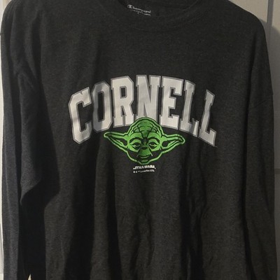 Vintage Y2K Cornell Large Star Wars Yoda Long Sleeve T