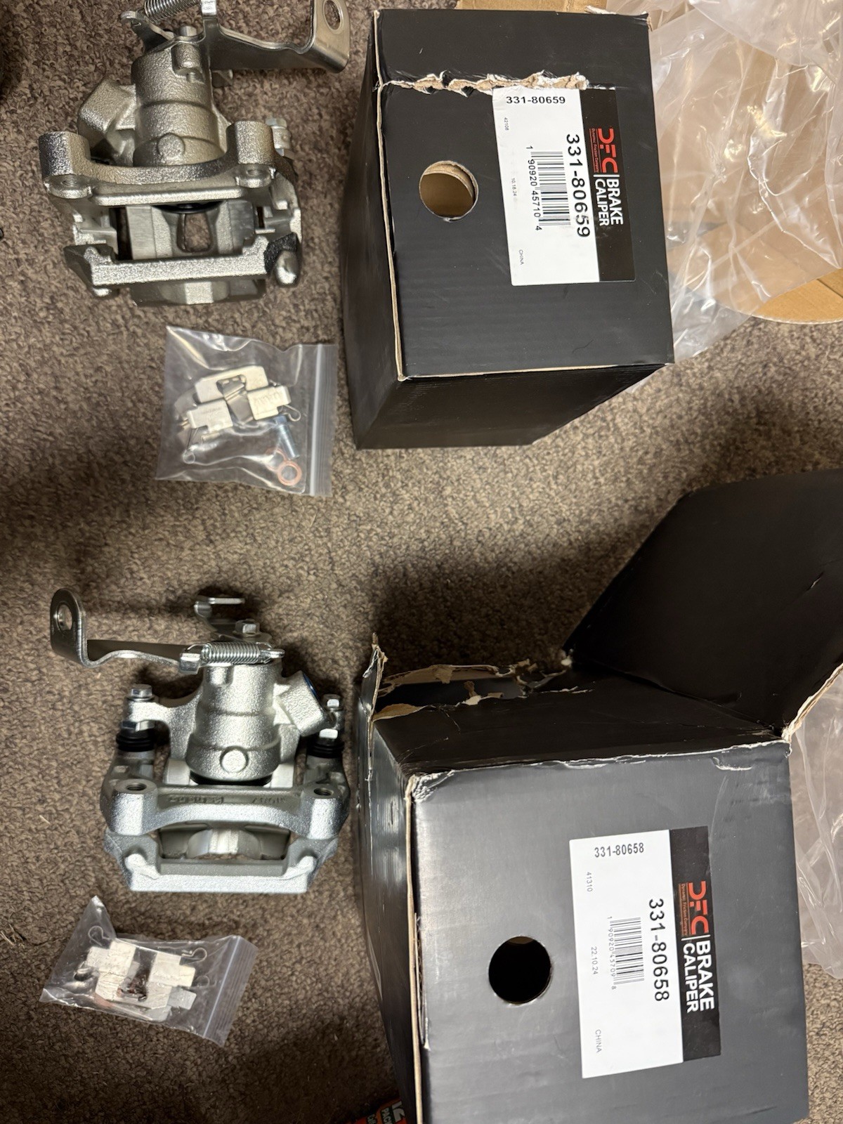 2015 Mazda CX-5 Right & Left Rear Caliper