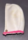 BARBIE Vintage 1960s Francie Doll 1269 Leather Limelight White Pink Hat Cap Hood