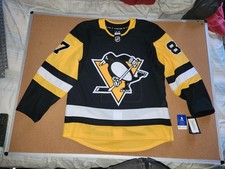 SIDNEY CROSBY #87 PENGUINS HOME FANATICS AUTHENTIC PRO HOCKEY JERSEY sz 50 NWT