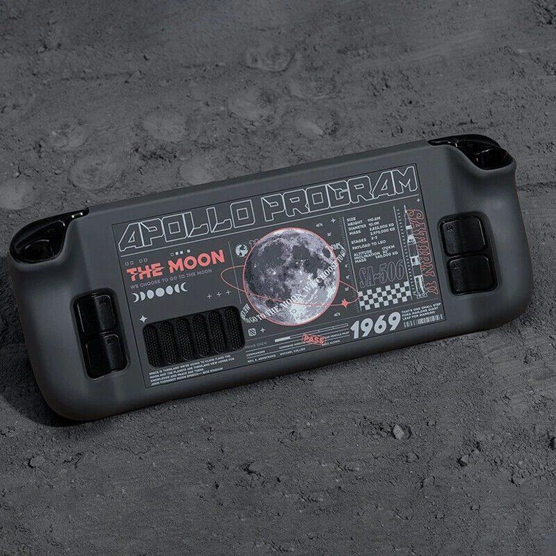 GeekShare Protective Case for Steam Deck Slim Shell Cover Shock-Absorption Moon - Image 3 of 4