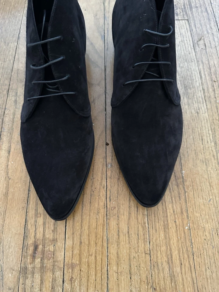 Botas de desierto de gamuza negras CELINE para hombre Chukka nuevas en caja nuevas talla 43,5 10,5 9,5 Foto 4 de 4
