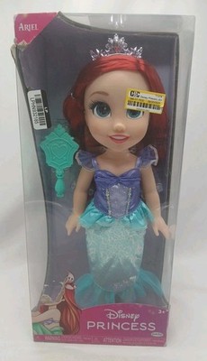 Disney Princess Ariel 14'' Doll Toy  Christmas Or Birthday Gift New Box Damaged 