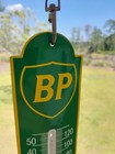 Vintage Porcelain BP Garage Advertising Wall Thermometer Gas & Oil, Approx.12in — photo 7