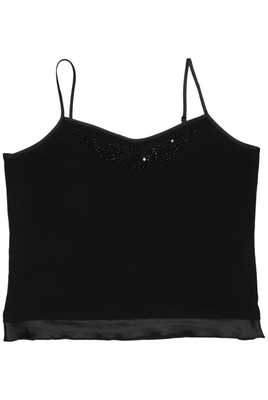 More & More Top Damen Trägertop Tanktop Unterhemd Gr. EU 42 Schwarz #ege49it