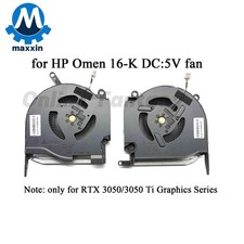 5V CPU GPU Cooling Fan for HP Omen 16-K N18088-001 N18089-001 5V Fan