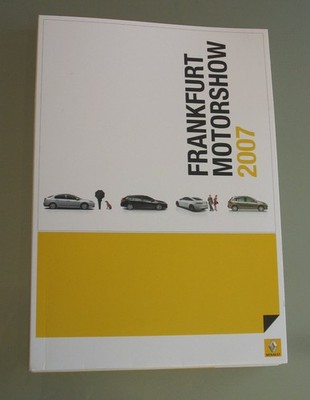    Pressemappe Press Kit Renault Frankfurt Motor Show IAA 2007