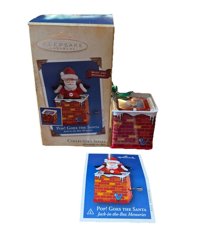 Hallmark Pop! Goes the Santa 2004 Ornament