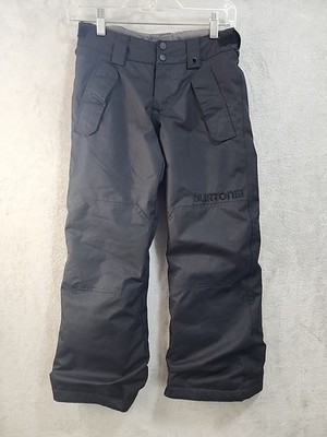 Burton Dry Ride Snowboard Pants Boys Black S US 7/8