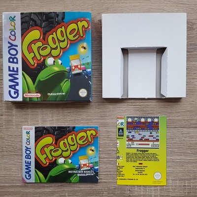 Leerverpackung Lose OVP + Anleitung zu Gameboy Color Spiel Frogger Box Only