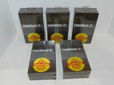 Lot of 5 Genuine AMARAY Twin Pack VHS Video Bank Cassette Storage Case NEW NIB