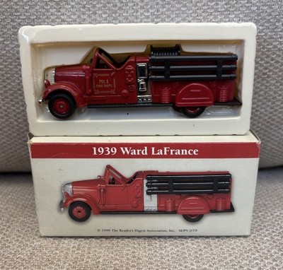 Reader's Digest - 1939 Ward LaFrance Red Firetruck (1/64th Scale Diecast)