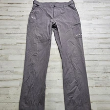 Huk L Gray Fishing Pants Performance Utility Cargo Outdoor Menswear 36x32