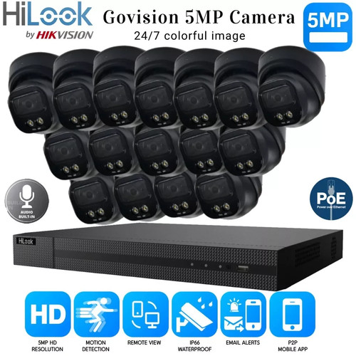 KIT SISTEMA CÁMARA MICRÓFONO AUDIO IP POE 8MP HIKVISION CCTV 8MP 4K NVR COLORVU IP POE AUDIO 5MP - Imagen 43 de 43
