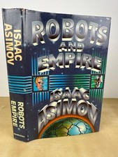 Robots and Empire by Isaac Asimov 1985 Hardcover Sci-Fi Doubleday: Good