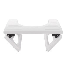 7 Inches Bamboo Toilet Stool Squat for Adults, Foldable Poop Stool for Bathro...