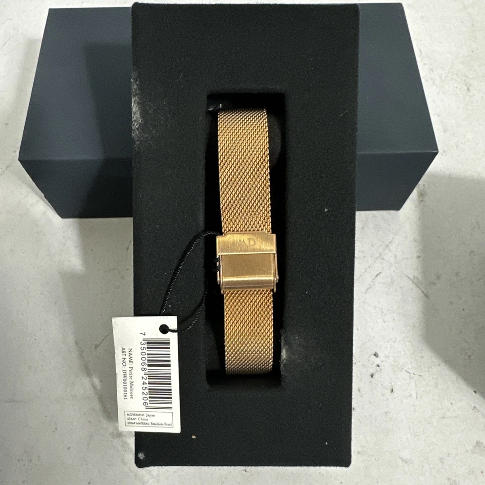 Reloj Daniel Wellington Petite Oro Rosa Acero Inoxidable (316L) 32mm, Negro M-NE Foto 4 de 4