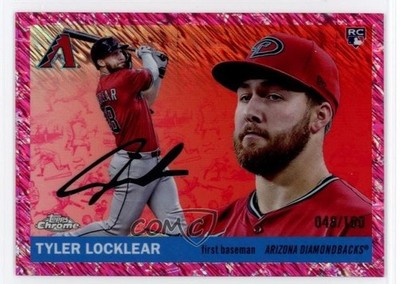 2025 Topps Chrome Platinum Anniversary /100 Tyler Locklear #373 Rookie RC 1az7