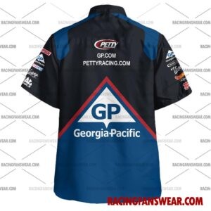 Kyle Petty Nascar Racing 2003 Hawaiian Shirt- Polo Shirts