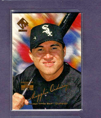 #ad #ad 2000 PACIFIC PRIVATE STOCK PREMIERE DATE PARALLEL #31 MAGGLIO ORDONEZ SP # 34 $17.95