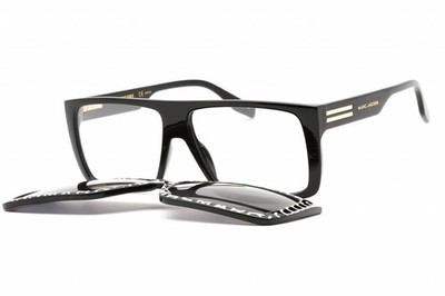 MARC JACOBS MARC 672/CS 03K IR Sunglasses Black White Frame Gray